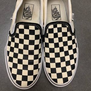 Vans checkered shoes